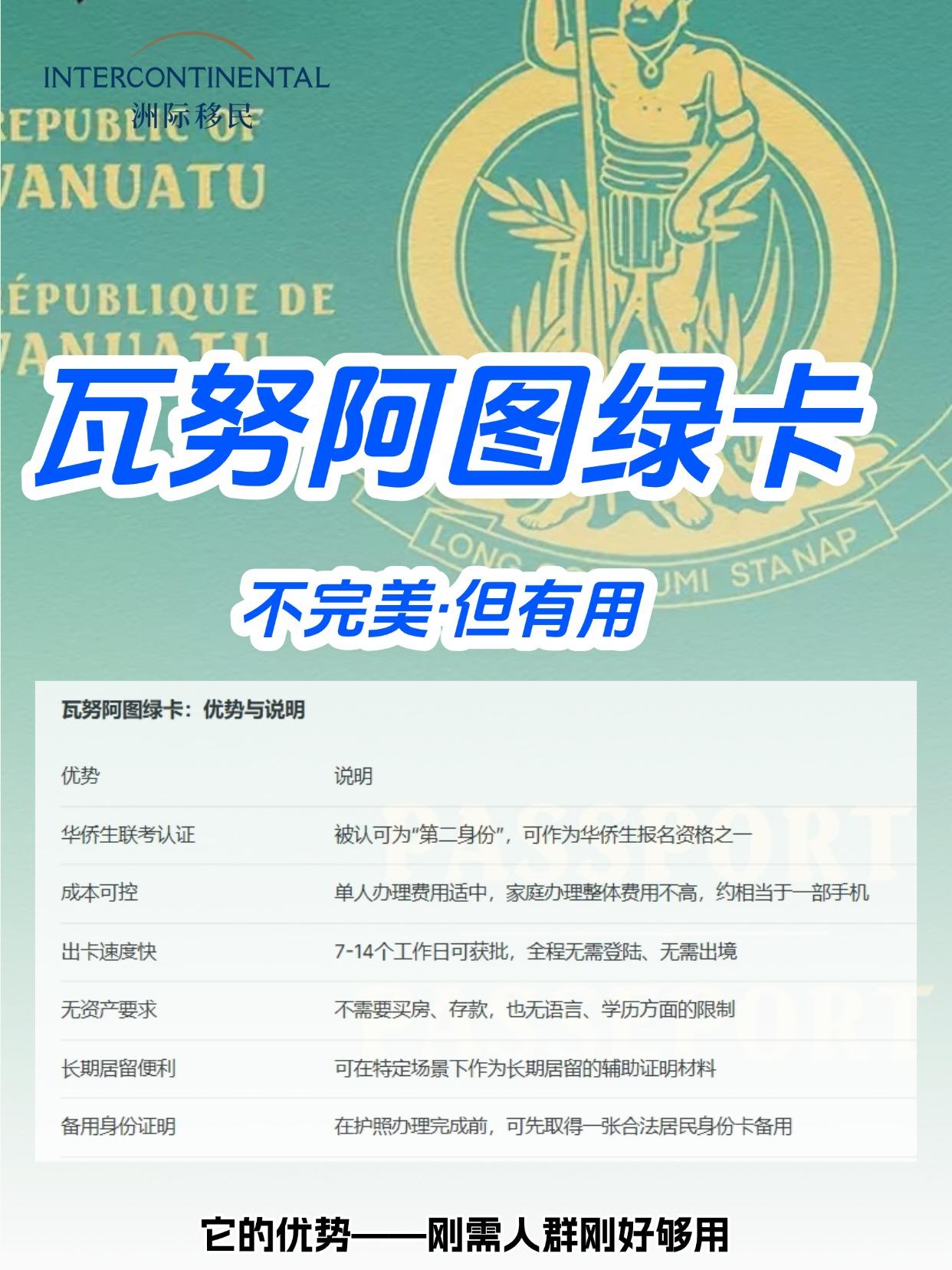 瓦努阿图护照找谁办？这几家值得了解